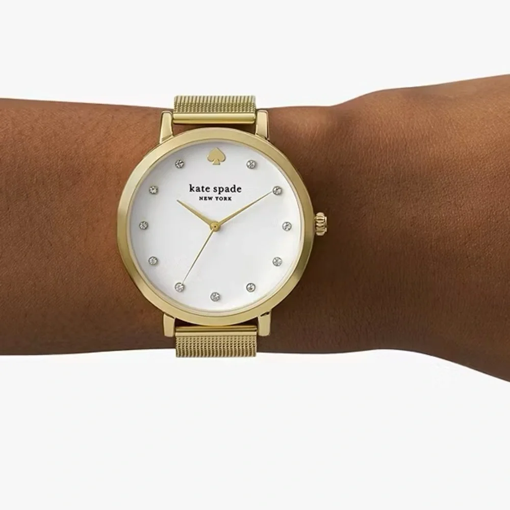 Kate Spade Gold Mesh Strap Women's Watch KSW9056 248$ - Picture 2 of 4